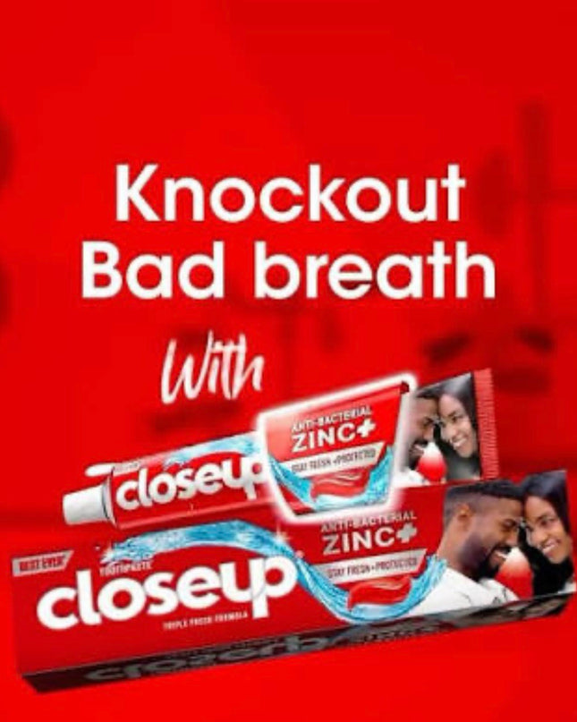 Closeup toothpaste
