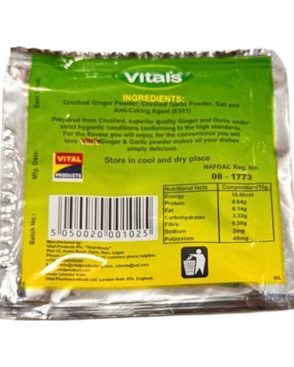 Vitals Ginger Garlic Powder