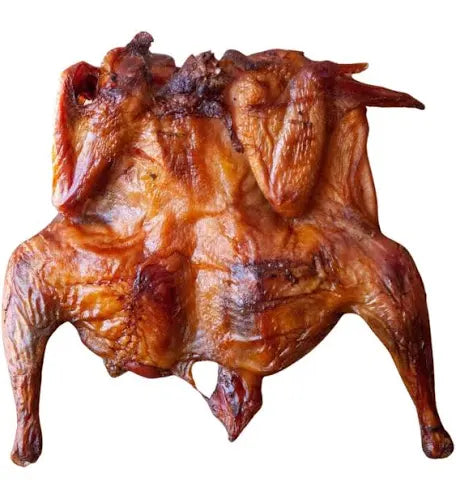 Smoke whole chicken