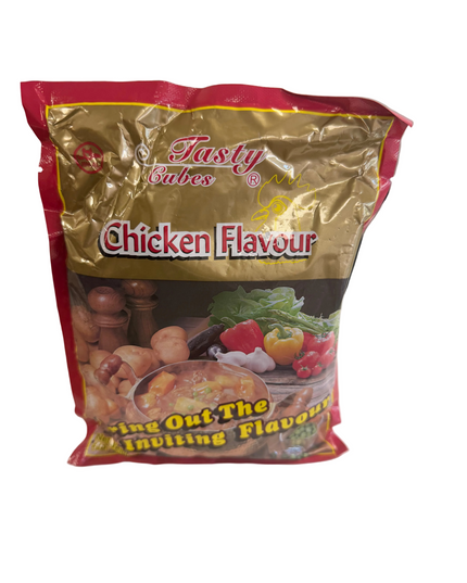 Tasty cubed chicken flavor