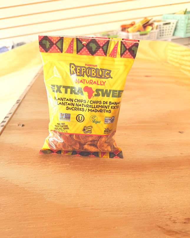 Sweet plantain chips
