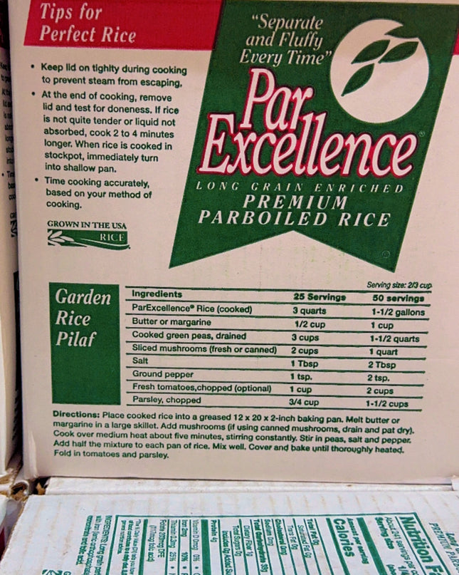 Par Excellence Rice 25LB