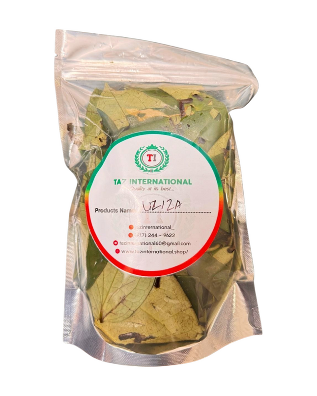 Fresh unwashed uziza leave
