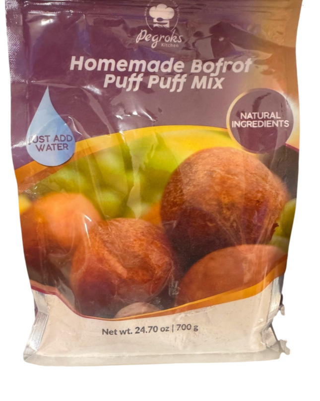 Homemade Bofrot puff puff mix