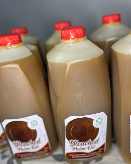 Bleached palm oil