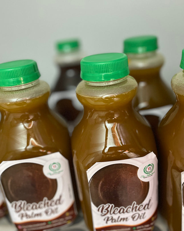 Bleached palm oil