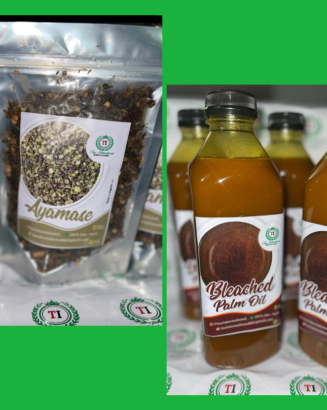 Combo bleach oil and Ayamase dry pepper